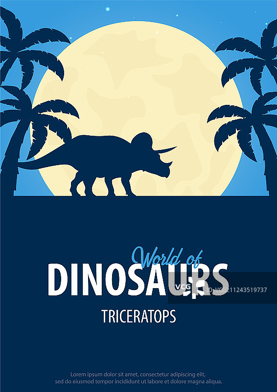 恐龙世界史前世界海报图片素材