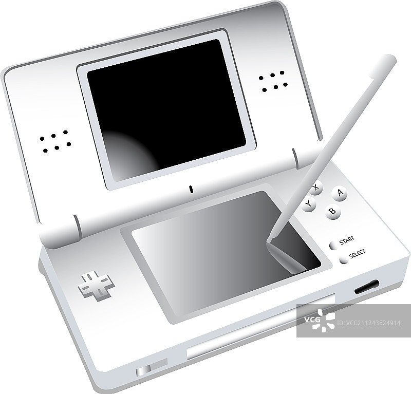 白色背景下的智能手机特写图片素材