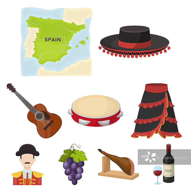 西班牙景点图片合集图片素材