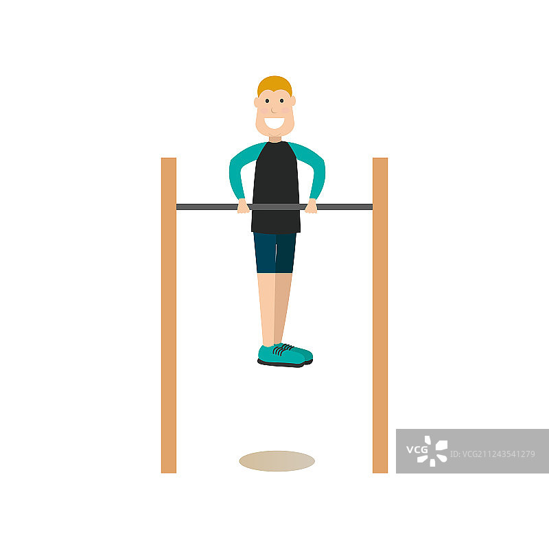 户外培训人物扁平设计图片素材