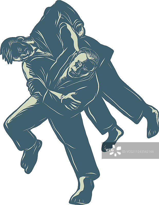 柔道刮板图片素材