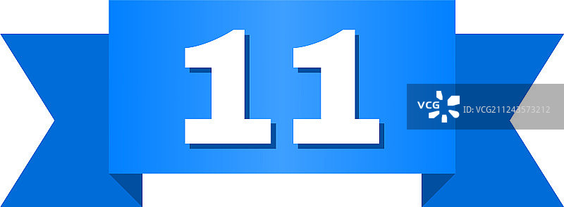 带有11个标题的蓝色条纹图片素材