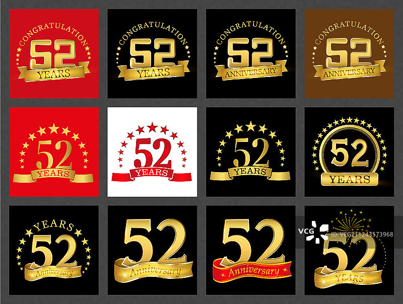 52周年庆典数字素材图片素材
