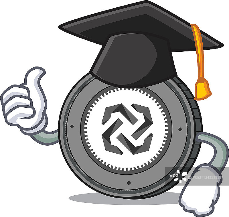 毕业卡通硬币角色图片素材