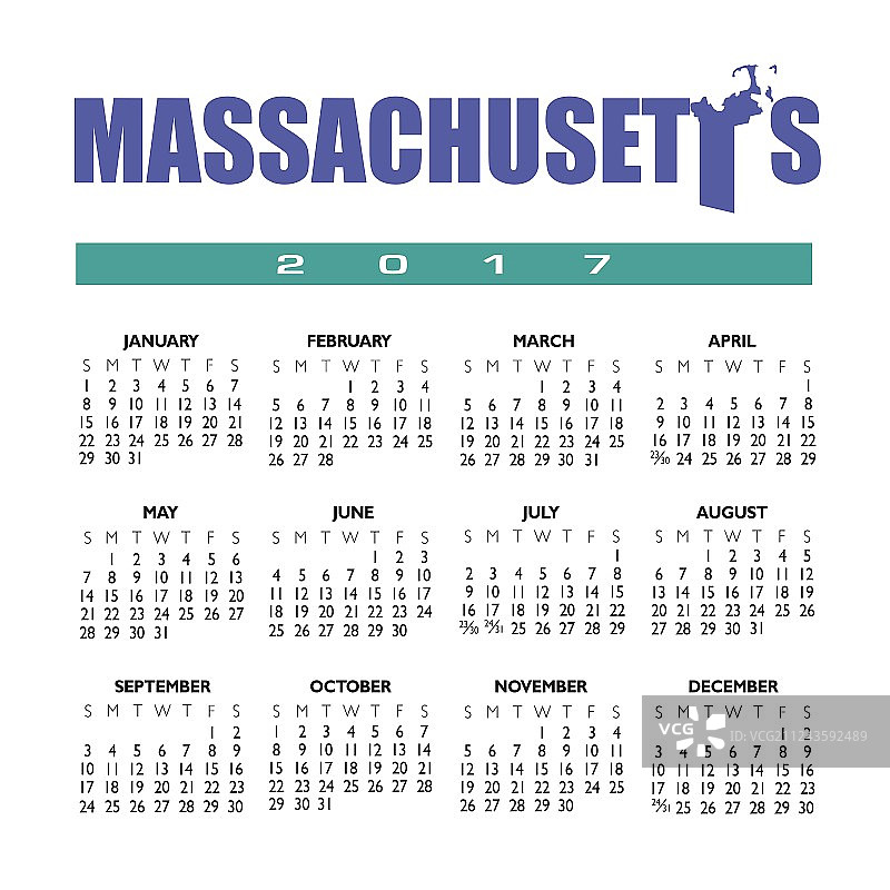 2017年大众日历图片素材