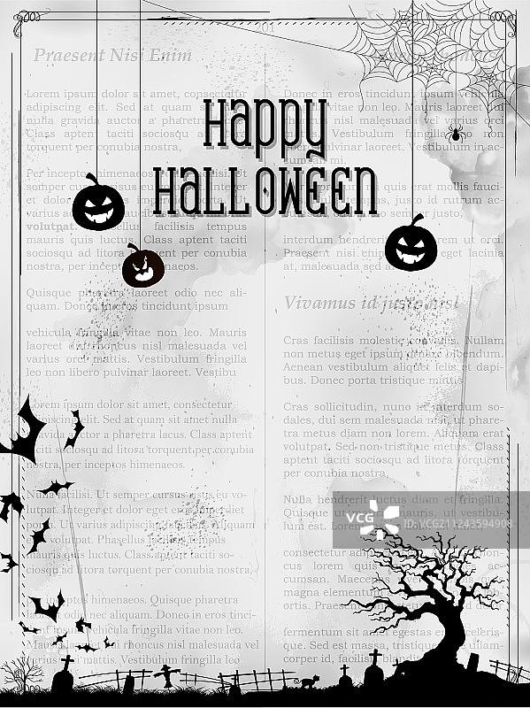 快乐的万圣节夜晚庆祝图片素材