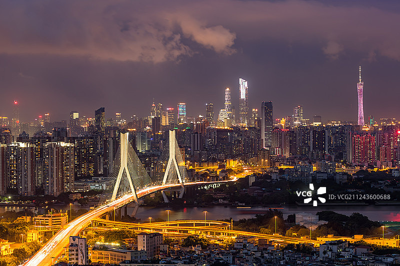 广州城市大场景图片素材