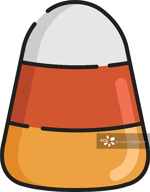 糖果玉米线条颜色图片素材