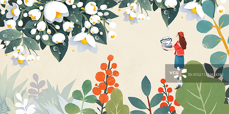 白露节气图片素材