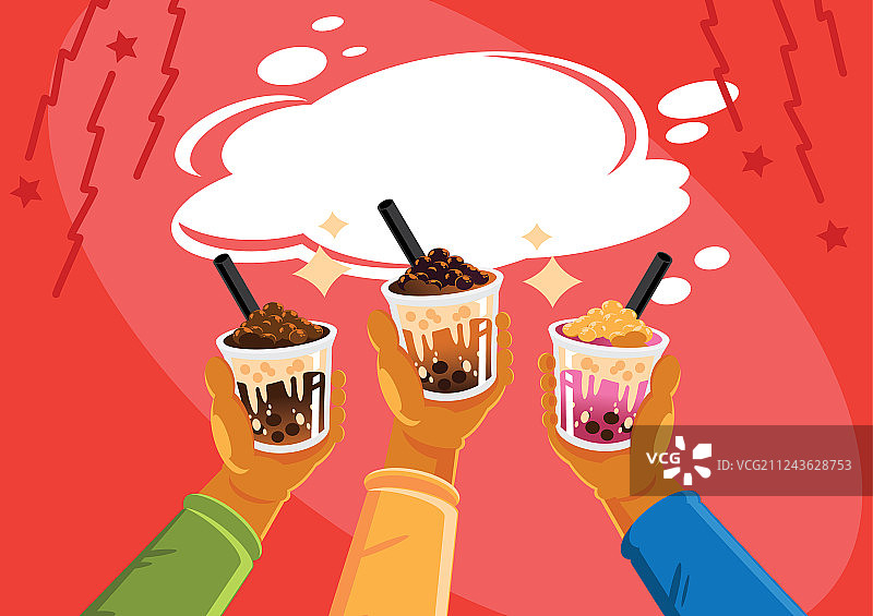 中国台湾奶茶庆祝图片素材