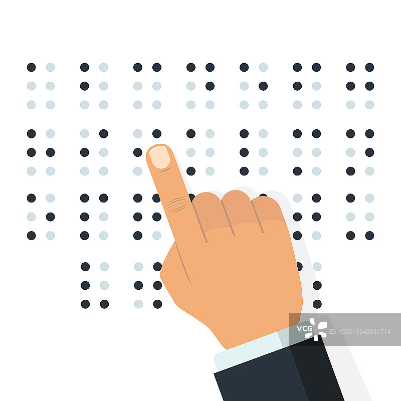 英语盲文图片素材