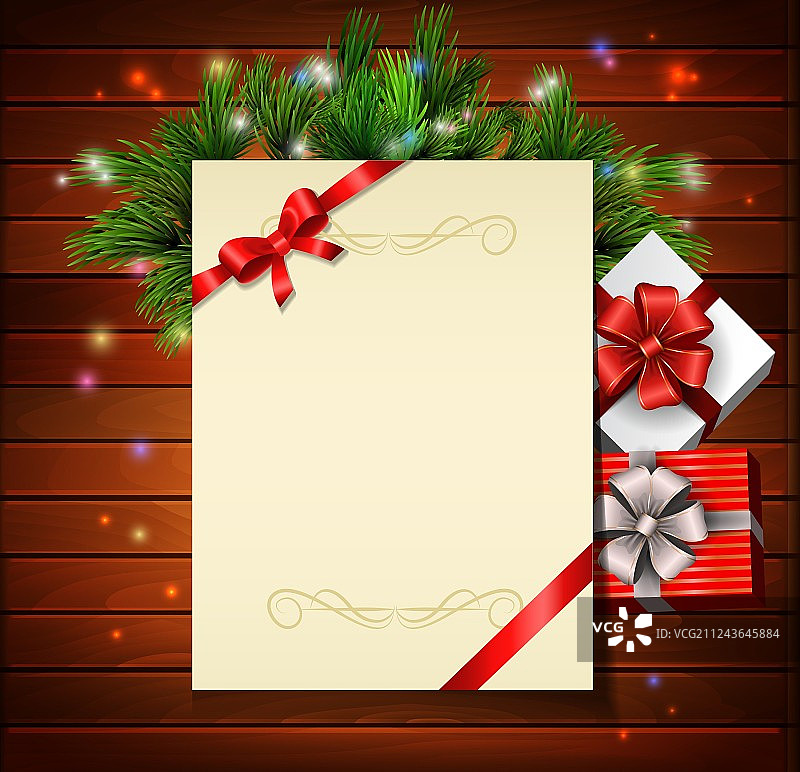 圣诞节背景愿望清单图片素材