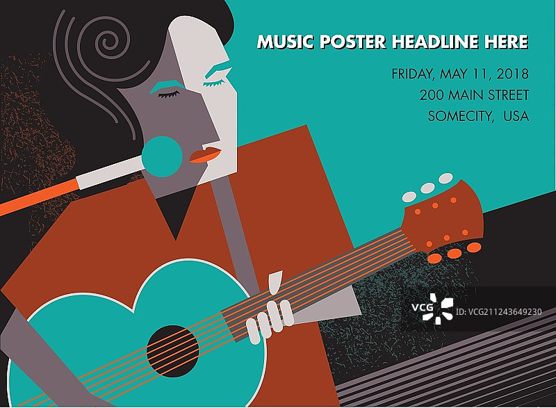 吉他手图片素材