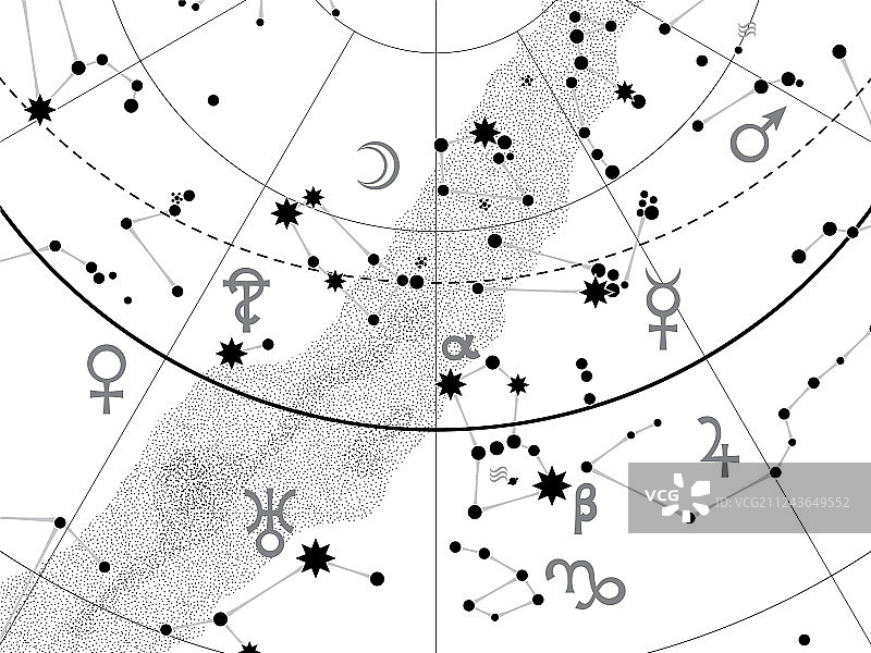 天文星图残片图片素材