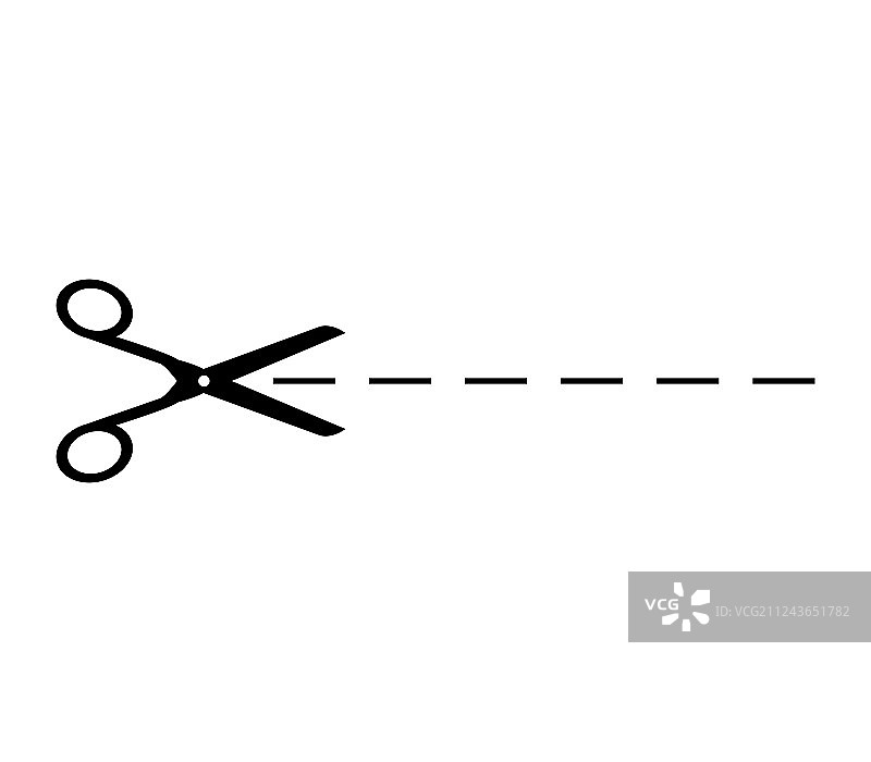正在剪裁的剪刀图标图片素材
