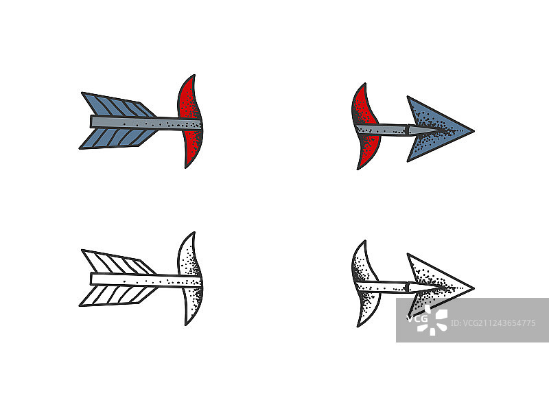 穿刺箭头图片素材