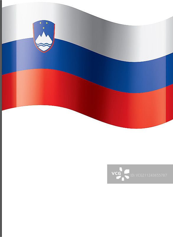 斯洛文尼亚国旗上的白色图片素材