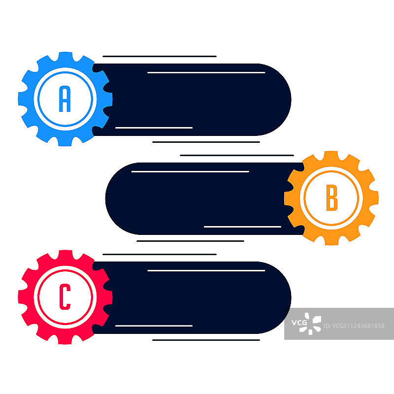 齿轮信息图现代banner图片素材