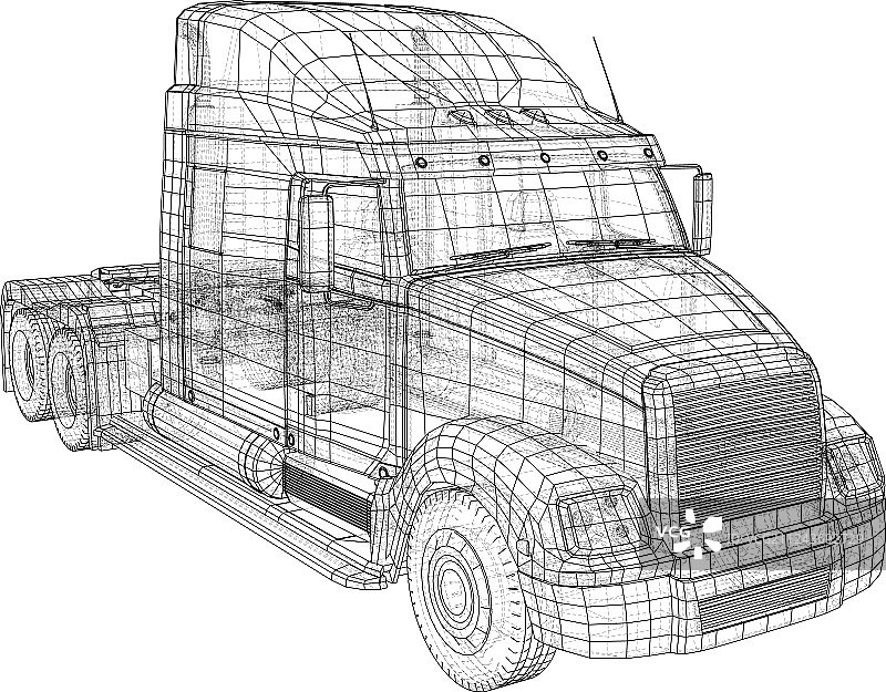 3D商业配送追溯图片素材