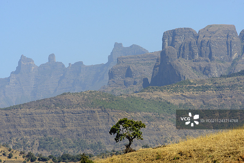 埃塞俄比亚阿姆哈拉州西门山国家公园世界遗产图片素材