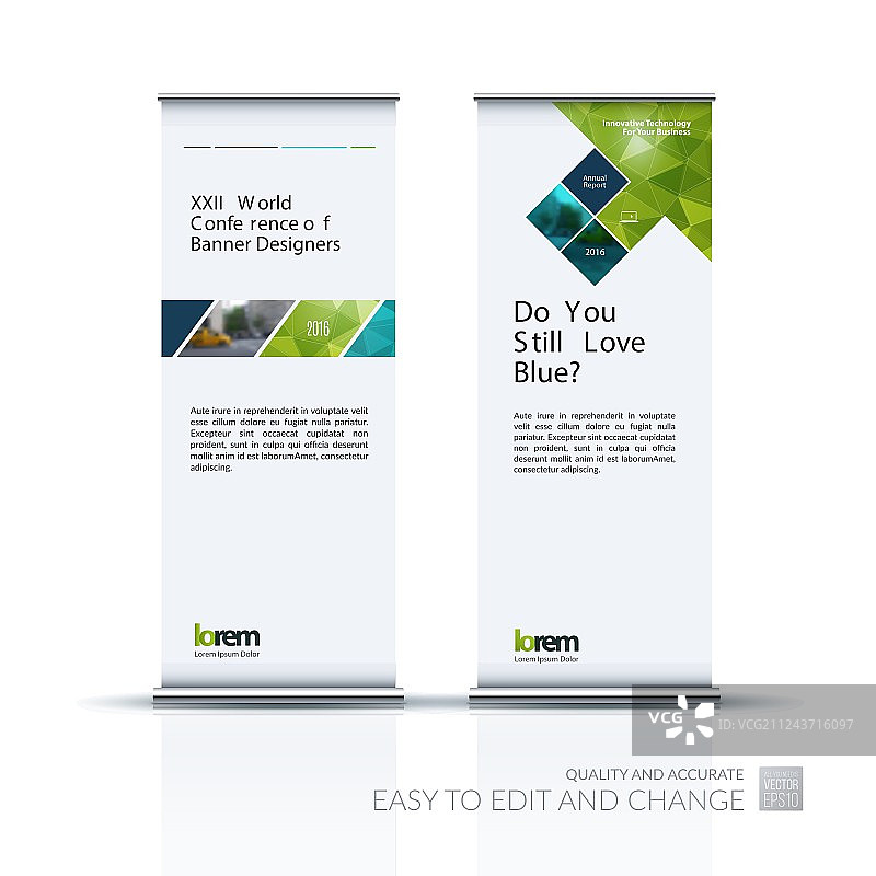 现代易拉宝商务展架图片素材