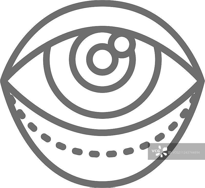 眼睑整形外科手术图片素材