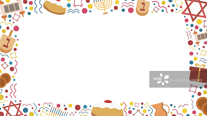 光明节节日扁平设计图标边框图片素材