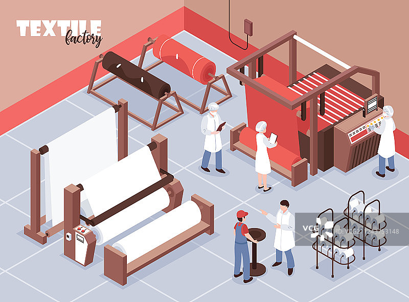 纺织厂图片素材