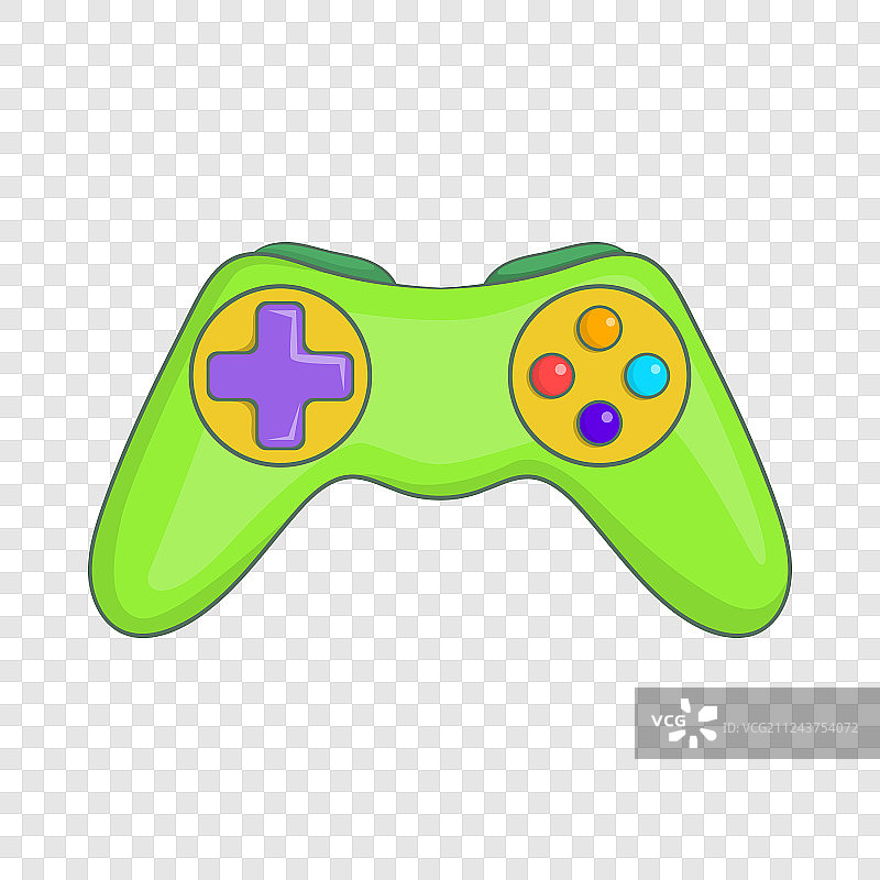卡通风格游戏控制器图标图片素材