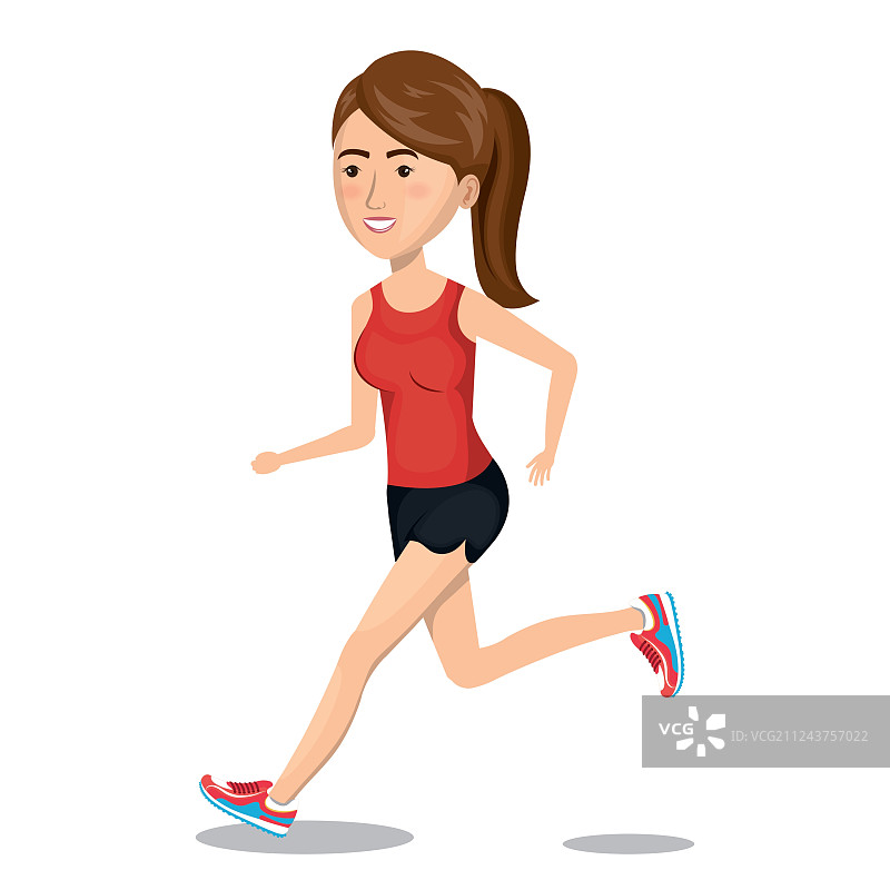 跑步运动图标图片素材