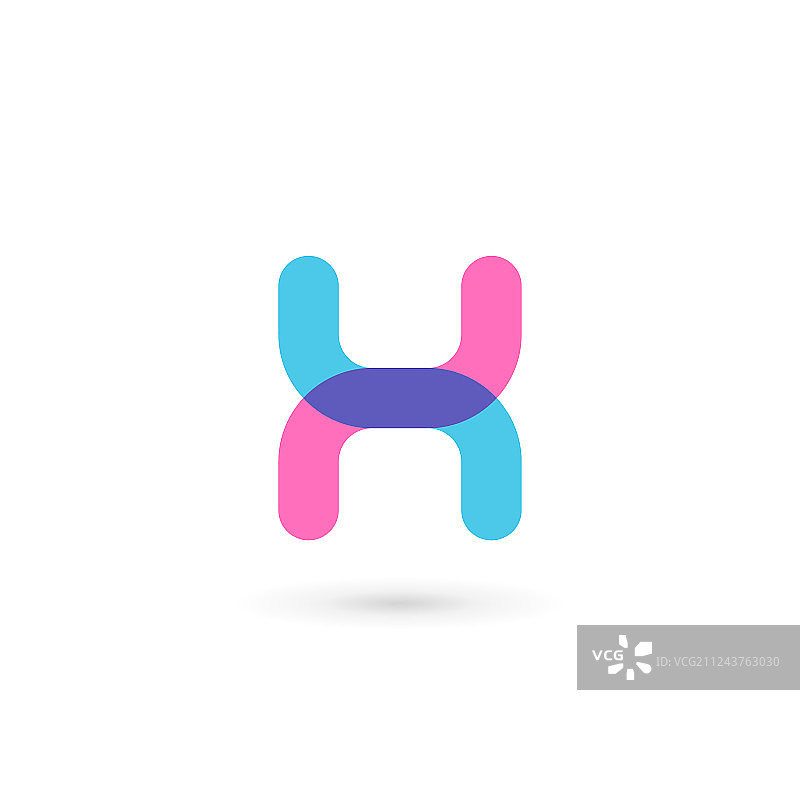 字母H标志图标设计模板元素图片素材