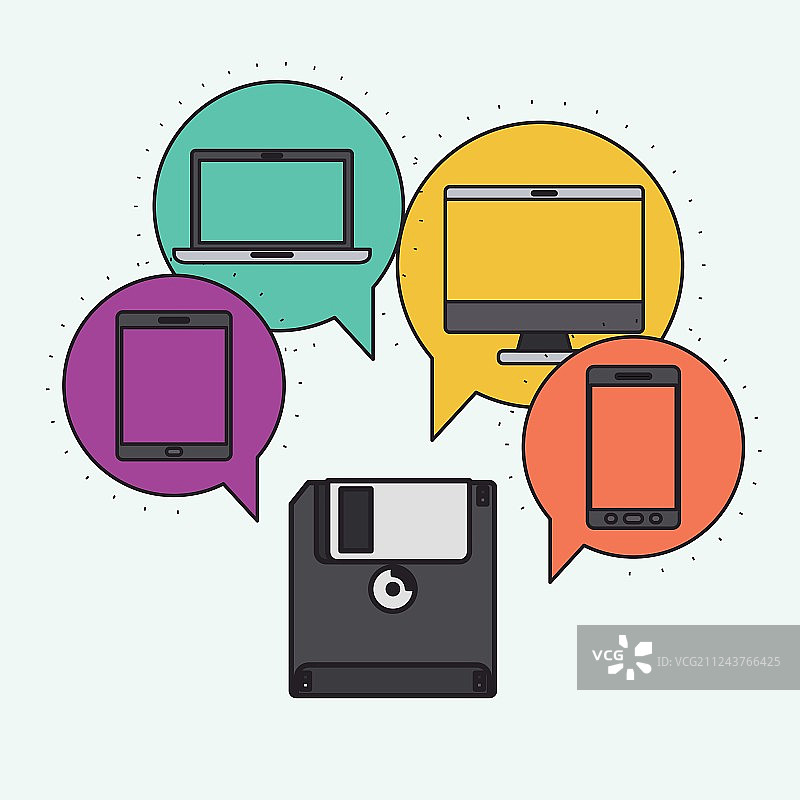 网络电子设备通信图片素材