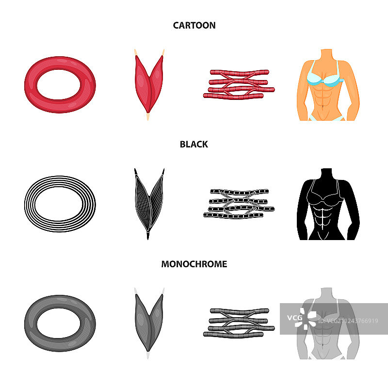 纤维与健壮标志图片素材