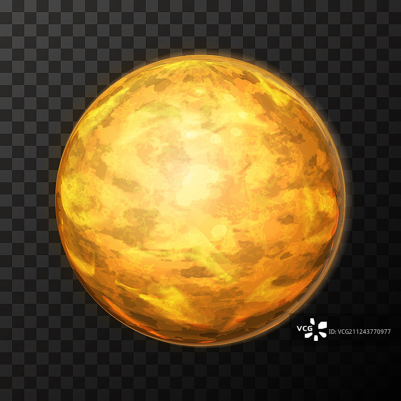 具有纹理的逼真金星图片素材