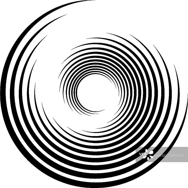 白色螺旋抽象元素图片素材