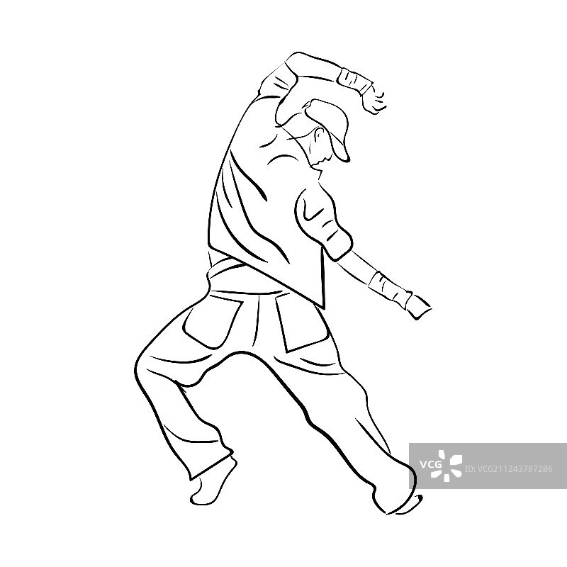 街舞男舞者图片素材