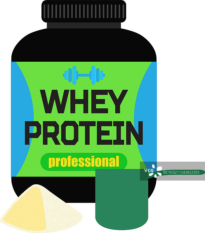 运动营养乳清蛋白粉图片素材