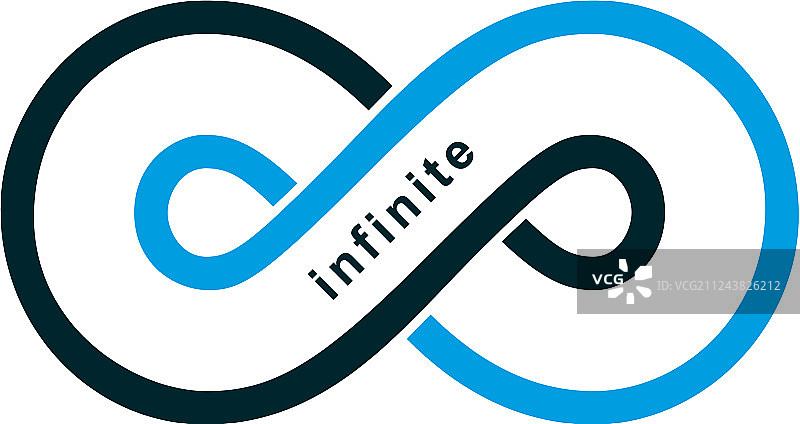 无限循环符号概念Logo图片素材