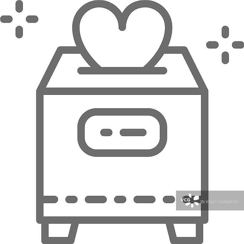 情人节捐赠箱公益图片素材