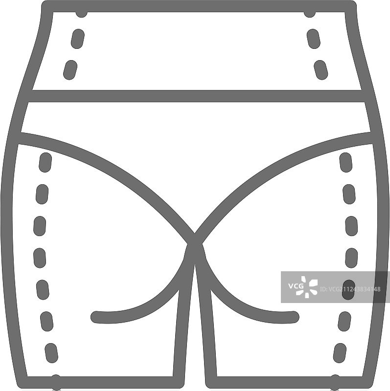 腹部和腿部吸脂整形图片素材