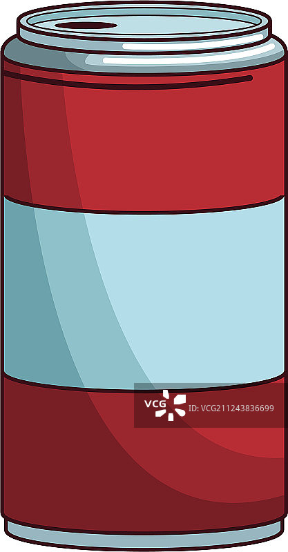 苏打罐隔离图片素材