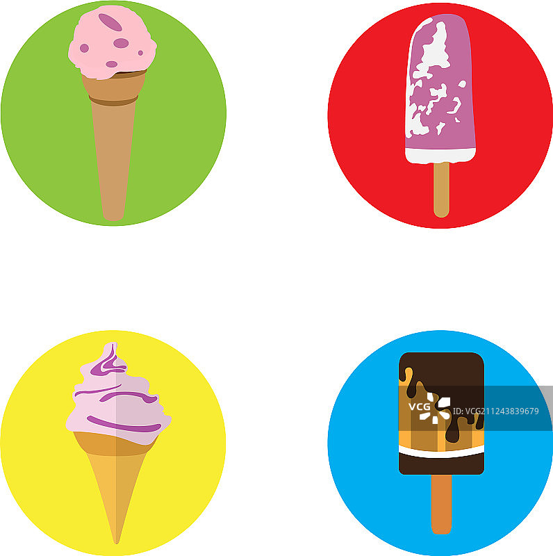 冰淇淋合集图片素材
