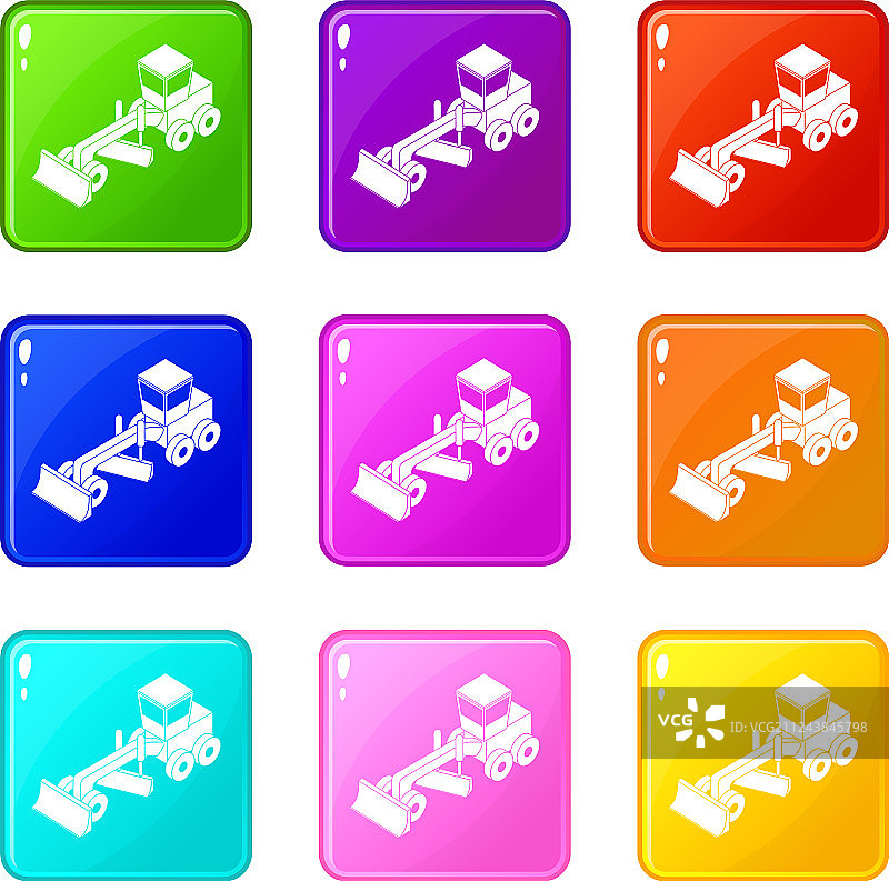 评分器图标9色合集图片素材