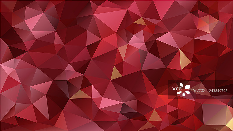抽象不规则多边形红宝石背景图片素材