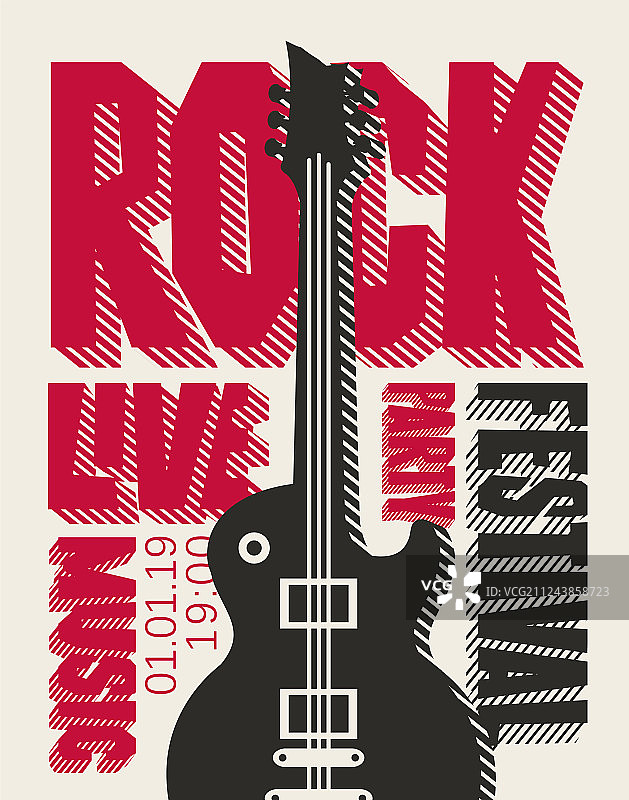 摇滚音乐节或现场音乐派对banner图片素材