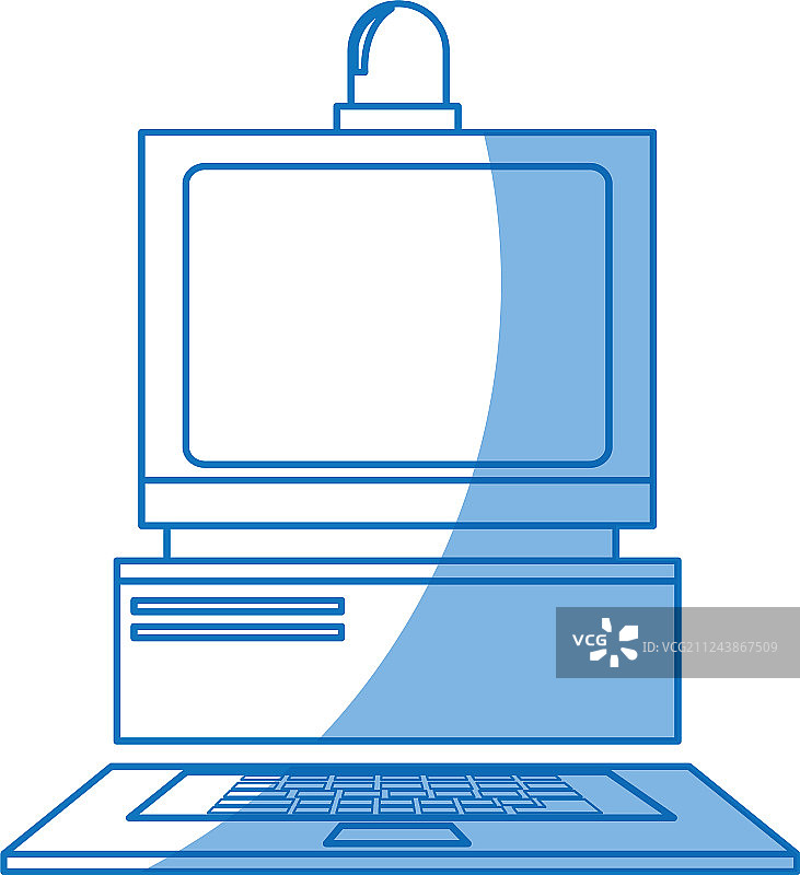 计算机实验室设备技术阴影图片素材