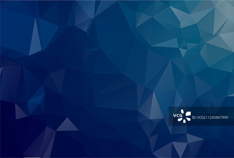 多色深蓝色几何褶皱三角形图片素材