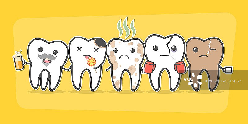 不良牙齿公司图片素材