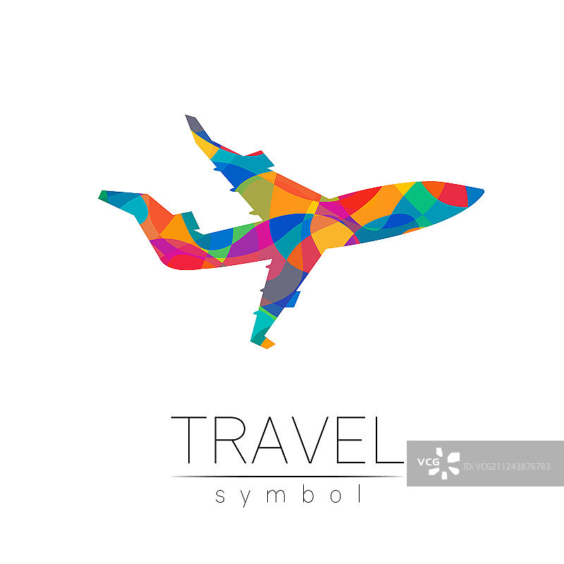 白色背景上的飞机轮廓图片素材