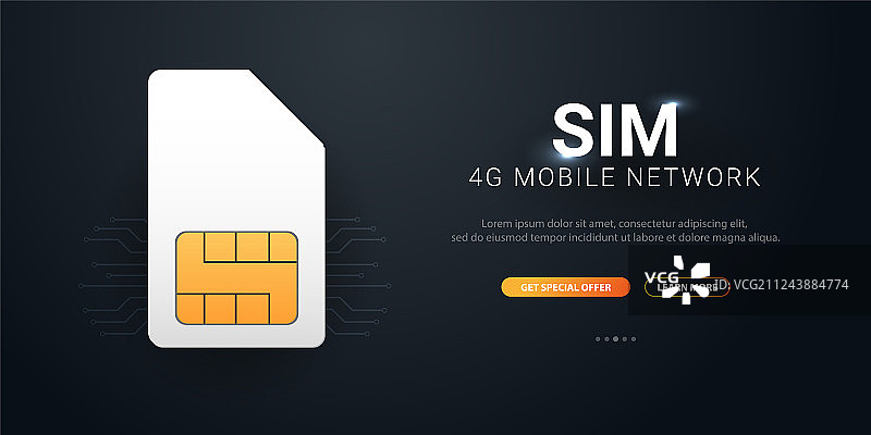 手机SIM卡移动网络技术图片素材
